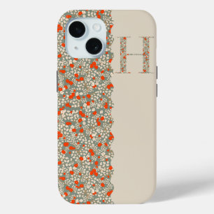 Grandmillenial MONOGRAM H BG RED KLEINE BLUME Case-Mate iPhone Hülle