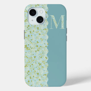 Grandmillenial MONOGRAM M ACQUA KLEINE BLUME Case-Mate iPhone Hülle