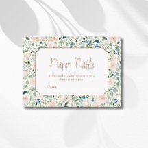 Grandmillenial Navy Blush Floral Windel-Raffle