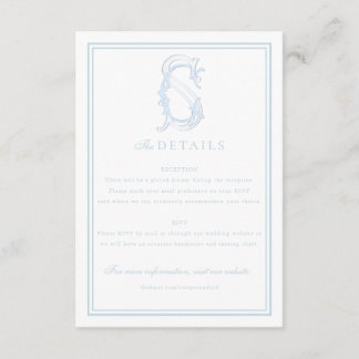 Grandmillennial and Elegante Enclosure Cards Begleitkarte