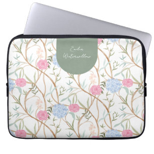 Grandmillennial-Chinoiserie individuell anpassbar Laptopschutzhülle