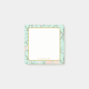 Grandmillennial-Chinoiserie individuell anpassbar Post-it Klebezettel