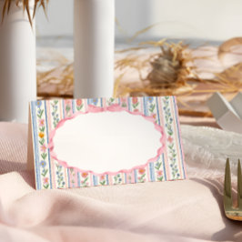 Grandmillennial Floral Place Card Platzkarte