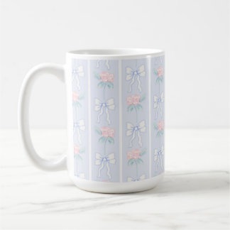 Grandmillennial Rose and Bows Tasse