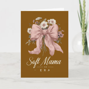 Grandmillennial Soft Mama Schrift Typografie Vinta Karte