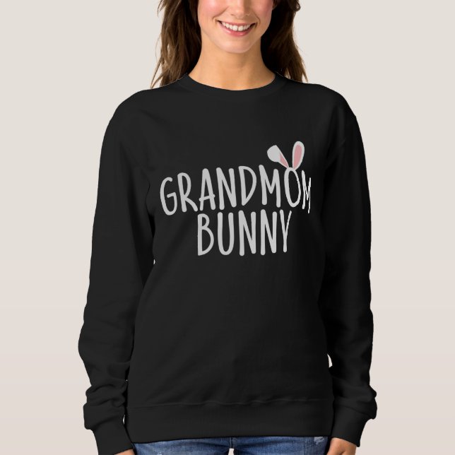 Grandmom Bunny Family Rabbit  Matching Couple East Sweatshirt (Vorderseite)