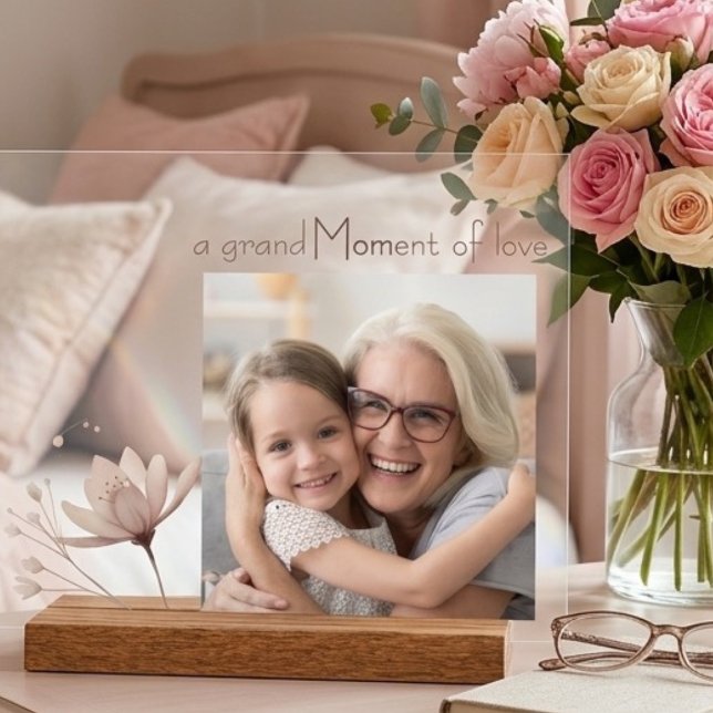 Grandmother Mother's Day Photo Acrylic Gift Acrylschild (Von Creator hochgeladen)