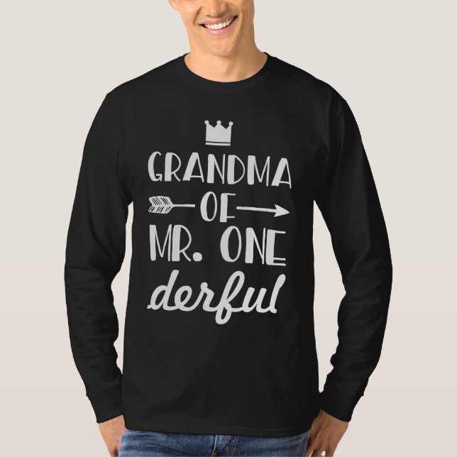 Grandmother of Mr Onederful T-Shirt (Vorderseite)