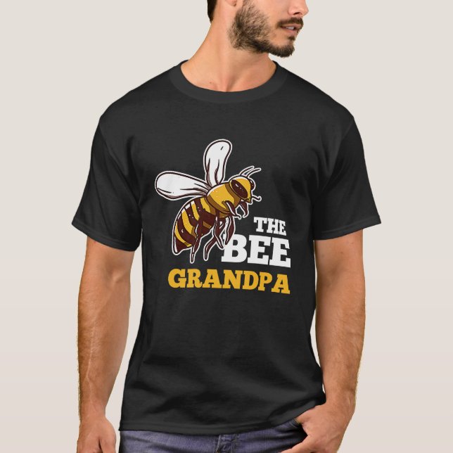Grandpa Bee Insect Animal Hornet Beekeeper Men T-Shirt (Vorderseite)