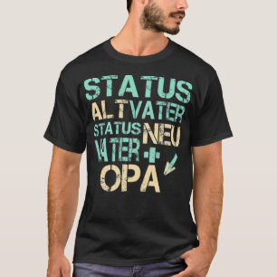 Grandpa birth grandchildren granddaughter namastay T-Shirt