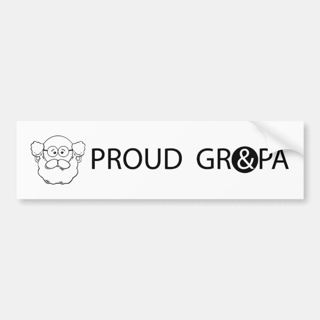 GRANDPA_BUMPER STICKER1 AUTOAUFKLEBER (Vorne)