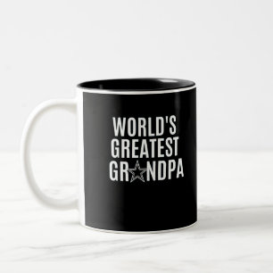 GRANDPA DER WELT ZWEIFARBIGE TASSE