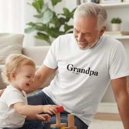 Grandpa Est Modern T-Shirt