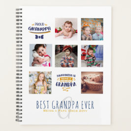 GRANDPA FOTO COLLAGE GIFT Proud Papa Pops Grampen Planer