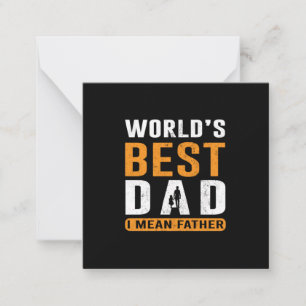 Grandpa Gift I Mean Father Mitteilungskarte