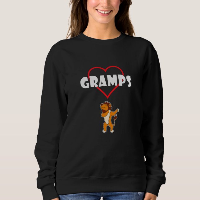 Grandpa Gramps Love Retired Senior Retirement Gran Sweatshirt (Vorderseite)