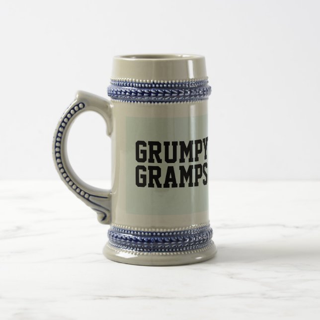 GRANDPA GRUMPY GRAMPY BIER STEIN BIERGLAS (Links)