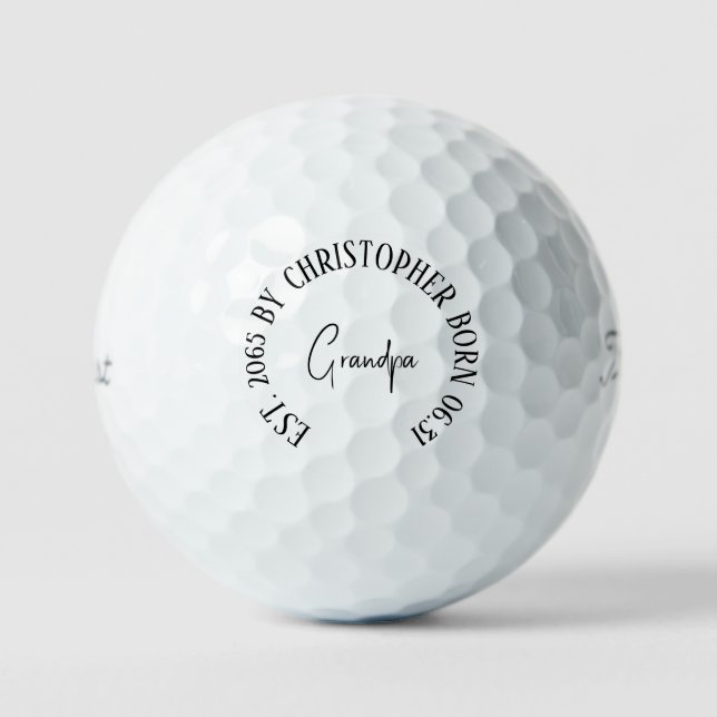 Grandpa II Titleist Pro V1 Golfball (Vorderseite)