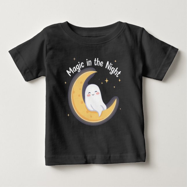 Grandpa in the Moon – Cute Dreamy Kids T-Shirt Gif (Vorderseite)