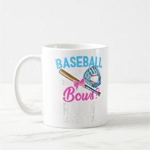 Grandpa-Lieben für Baseball oder Bows Sie Geschlec Kaffeetasse