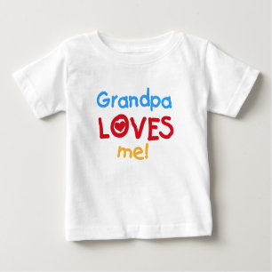 Grandpa-Lieben für die Primärfarben Tshirts