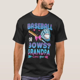 Grandpa-Lieben im Baseball oder Bows, die Sie Gesc T-Shirt