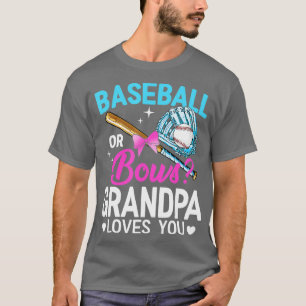 Grandpa-Lieben im Baseball oder Bows, die Sie Gesc T-Shirt