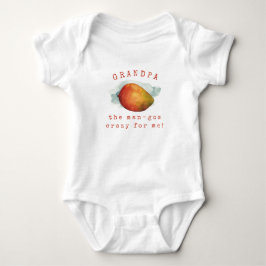 Grandpa Mango Fruchtpuppe Baby Strampler