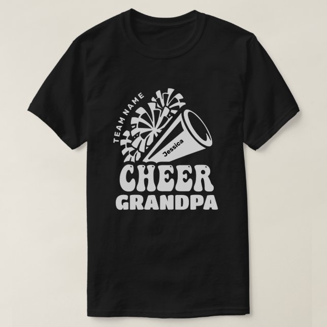 Grandpa mit benutzerdefinierten Teamnamen und Kid- T-Shirt (Design vorne)