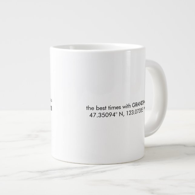 GRANDPA mug Jumbo-Tasse (Vorderseite Rechts)