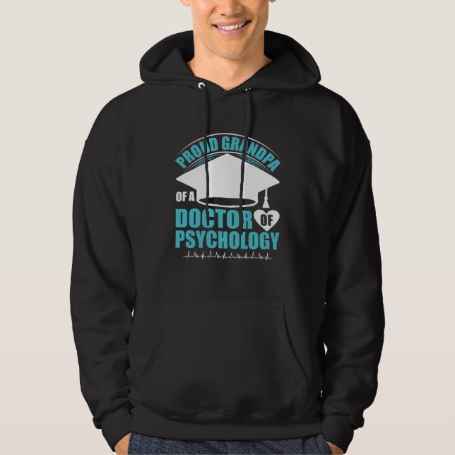 Grandpa Of Doctor Of Psychology School Psychologis Hoodie (Vorderseite)