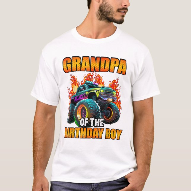 Grandpa of the Birthday Boy T-Shirt (Vorderseite)