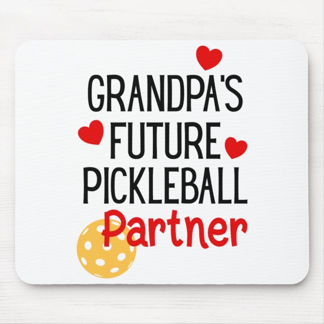 Grandpa S Future Ckleball Partner Granhild Toddler Mousepad (Vorne)