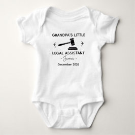 Grandpa’s Little Legal Assistant - Lawyer Baby Strampler