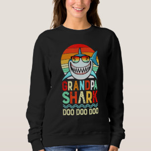 Grandpa Shark Doo Doo Doo Sweatshirt