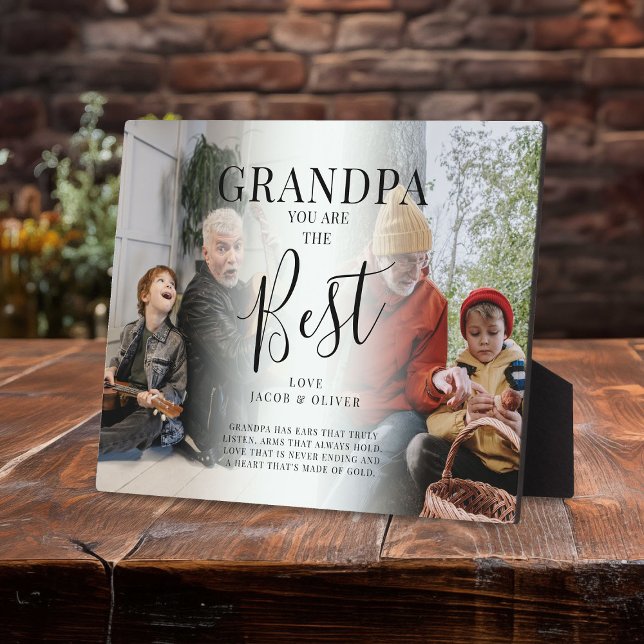 "GRANDPA" sind Sie die besten Foto, Name/s & Angeb Fotoplatte (Von Creator hochgeladen)