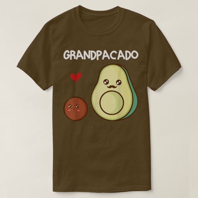 Grandpacado Opa Avocado Pregnancy Ankündigung T-Shirt (Design vorne)
