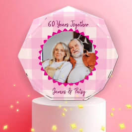 Grandparents 60th Diamond Anniversary Keepsake Fotoblock