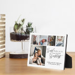 Grandparents Make Life The Grandest Photo Collage Fotoplatte<br><div class="desc">A special, memorable multiple photo gift for grandparents. The design features a five-photo grid collage layout to display special grandchildren photos. "Grandparent Make Life The Grandest" is displayed in stylish typography. Send a memorable and special gift to grandparents that they will cherish forever. Note: colors can be changed to suit...</div>