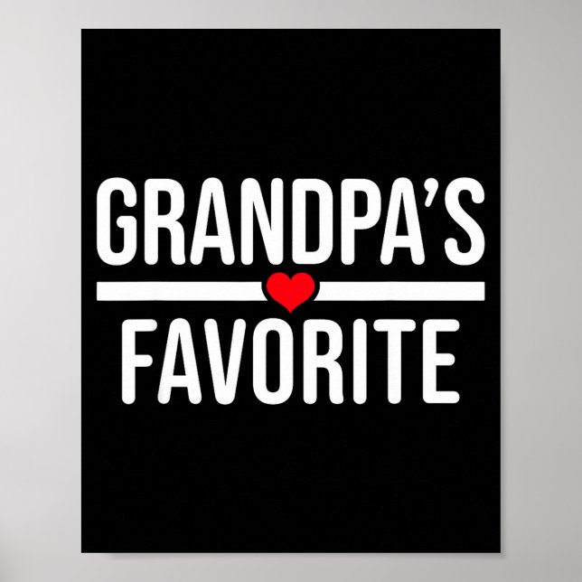 Grandpa's Favorite  Poster (Vorne)