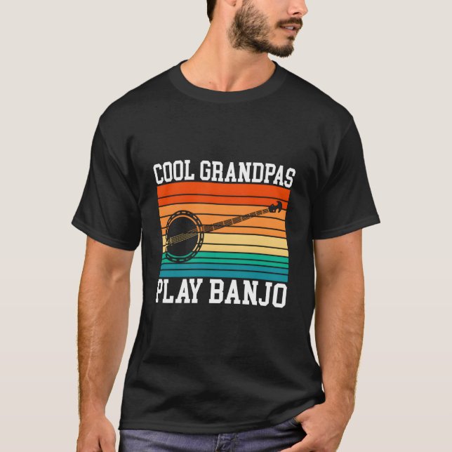 Grandpas Play Banjo Grandpa T-Shirt (Vorderseite)