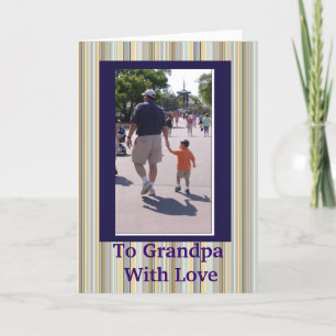 GRANDPA'S POEM GREETING CARD KARTE