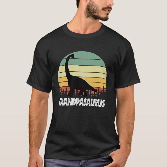 GRANDPASAURUS GRANDPA SAURUS GRANDPA DINOSAUR T-Shirt (Vorderseite)