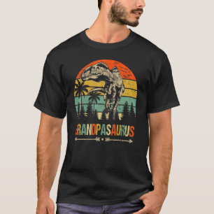 Grandpasaurus Rex Dinosaur Grandpa Saurus Familie T-Shirt