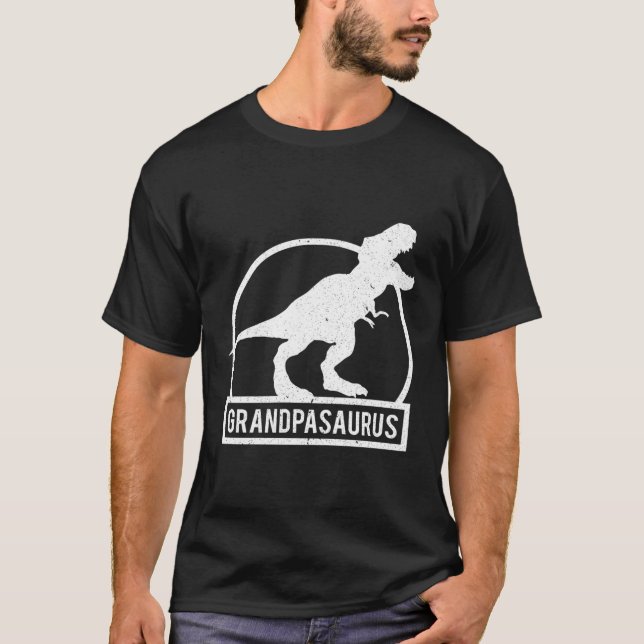 Grandpasaurus Shirt Funny Dinosaur Grandpa Christm (Vorderseite)