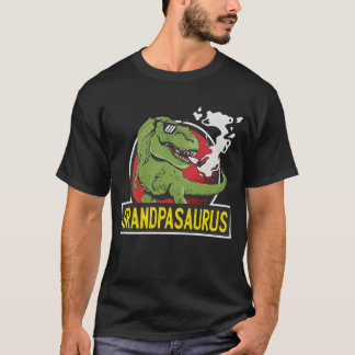 Grandpasaurus SmokingRe Dinosaur Opa Freunde T-Shirt