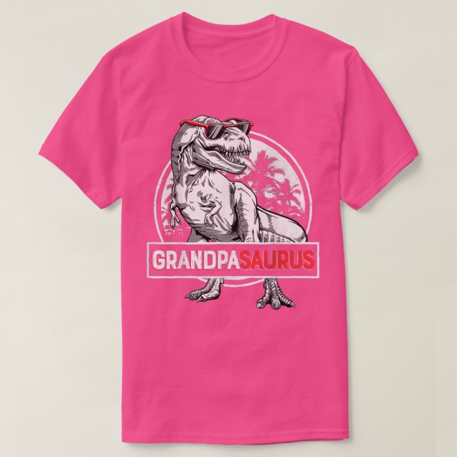 Grandpasaurus T Re Dinosaur Grandpa Saurus Family T-Shirt (Design vorne)
