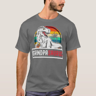 Grandpasaurus T Rex Dinosaur Grandpa Saurus Famili T-Shirt