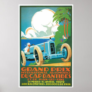 Grandprix Du Cap Dantibes Poster