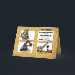 Grandson 2. Geburtstag Personalize Name Trucks Karte<br><div class="desc">Diese LKWs sind voll Action und werden von Ihrem Enkel an seinem 2. Geburtstag geliebt! Feiern Sie mit ihm und lass ihm wissen,  dass Sie ihn DIG,  indem er seinen Namen auf der Vorderseite!</div>